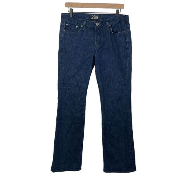 Lucky Brand Long Inseam Jeans 12/31 dark Wash - Picture 1 of 12